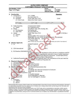 1212C SL005 datasheet  